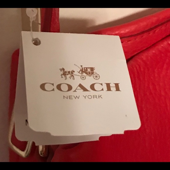COACH PHOEBE HOBO BAG, HOT ORANGE - Picture 3 of 15